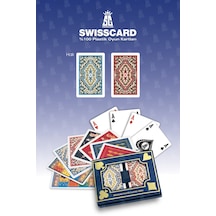 Halı Desenli Swısscard Plastik Oyun Kartı