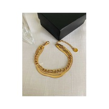 Zincir Model Çelik Bileklik Sarı - 675655950 Sarı
