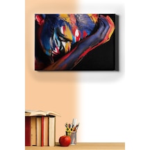 Webstyle Sayılarla Boyama Seti Kasnaklı Poz Veren Güzel 60 X 75 Cm
