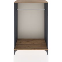 Hyperion Dolap Tek Askılı 88x44x134 Antrasit-çam Antrasit