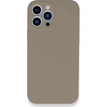 Newface Apple iPhone Uyumlu 13 Pro Max Kılıf Lansman Legant Silikon Glblseme - 35 - Bej