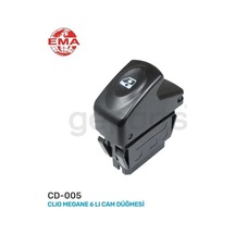 Cam Açma Anahtari Sol Megane 1 - Clio 2 - Kangoo 1998-2005 6 Fiş - Tekli