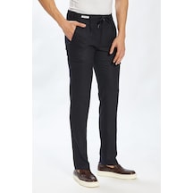 Ecer Liffey Pleated Kargo Pantolon-lacivert Lacivert