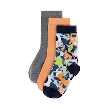 U.S. Polo Assn. Erkek Çocuk 3'lü Soket Çorap 50299297-VR033