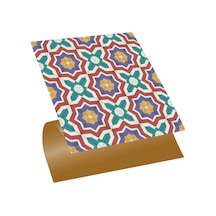 Tink Kendinden Yapışkanlı Kontrast Yıldız Desenli Pvc Karo 30x30 Cm