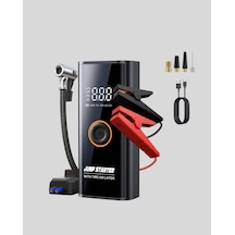 Çok Fonksiyonlu Araç Yol Yardım Kiti Jump Starter Ve Lastik Pompası - Lisinya