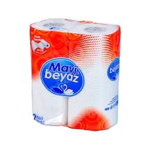 3 Adet Mavi Beyaz Kağıt Havlu 2'li