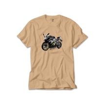 Cfmoto 250sr And Text Krem Tişört