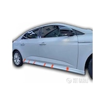 Kit Garaj Renault Megane 4 Sedan Yan Marşpiyel Çift Plastik Boyasız