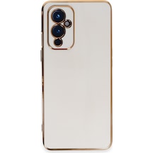 Newface - 383 - One Plus 9 Kılıf Volet Silikon - Edntrend - - Beyaz