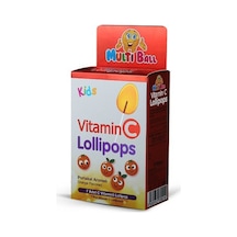 Multiball Kids Vitamin C Lollipops 7 Adet