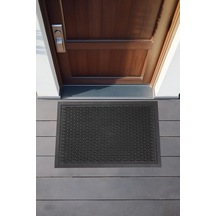 Koza Home Step Dış Kapı Paspası Siyah Pvc 45x70 462708, 45 X 70 Çok Renkli