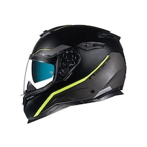 Nexx Sx.100 Skyway Black Neon Sarı Mat Kask Renkli