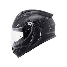Givi 50.x Arachno Kapalı Kask Mat Siyah - Kırmızı