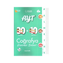 AYT Coğrafya 40  Deneme Sınavı Serisi  -  Cemal Çelik  -  Palme Eğitim