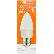 10 Adet Osaka 9w 70w Beyaz Işık E27 Duylu Kalın Duy Led Ampul
