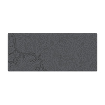 Gaming Mouse Pad Xxl Büyük Oyuncu Pad Gri River Gray, 90x40 Cm