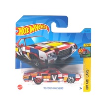 Hot Wheels '72 Ford Ranchero - Hw Art Cars 1/64 Diecast Model Araba Çok Renkli