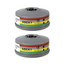 Maxsafety Yyf-110 Yarım Yüz Gaz Maskesi Filtresi Abek1 1 Çift
