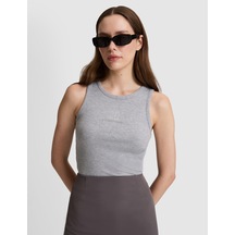 Pierre Cardin Kadın Gri Melanj Bluz Örme 50319825-vr086