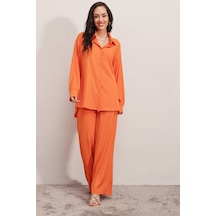 Bigdart 5858 Örme İkili Takım - Turuncu 001