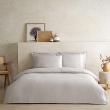 Linens Tencel Çift Kişilik Nevresim Bej
