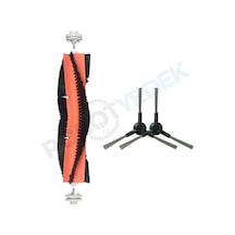 Dreame X30 Ultra Uyumlu Ana Fırça Ve Yan Fırça-3 Parça