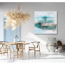 Yağlı Boya %100 El Yapımı Tablo Home In Joy 54Cmx54Cm