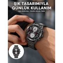Akıllı Saat Çelik Kordon Çağrı Cevaplama Amoled Ekran Titreşimli Uyku Ve Sağlık Takibi Yeni Nesil - Lisinya