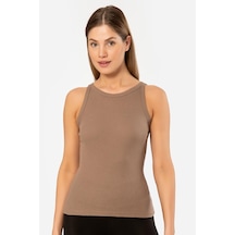 Kadın Halter Yaka Fitilli Atlet 001