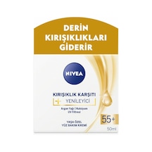 Nıvea 55+ Yaş Kırışıklık Karşıtı +canlandırıcı Yüz Bakım Kremi 50 Ml - 3 Adet Tarı