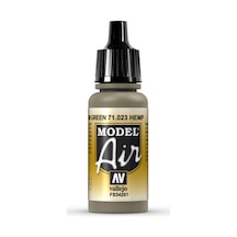 17 Ml. Hemp Model Air Serisi Maket Boyası, Vallejo 71023 Standart