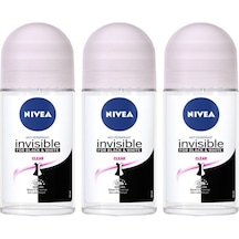Nivea Invisible Black&White Clear Kadın Roll-On Deodorant 50 ML x 3