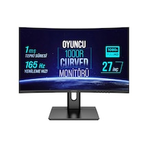 Warp WRP27-165-B 27" 1 MS 165 Hz Rgb 1000R Curved Freesync + G-Sync Fhd Oyuncu Monitörü