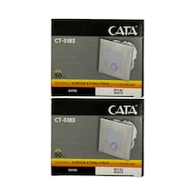 Ct-5183 1,5w 6400k Beyaz Işık Sensörlü Koridor Aydınlatması 2 Adet Diğer