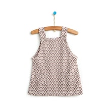 Kız Bebek Geometrik Desenli Elbise 2849 001