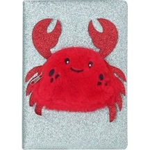 Syloon A5 Sert Kapak Peluş Yengeçli Defter Sm058101 Syloon A5 Sert Kapak Peluş Yengeçli Defter Sm058101