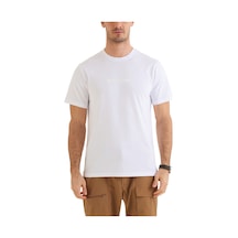 Columbia Csc Bar Split Graphic Kısa Kollu Erkek T-shirt Beyaz Cs0121-100 001