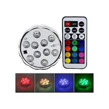 Sones Renkli Uzaktan Kumandalı Dekorasyon Dalış Lambası, Uzaktan Kumandalı 10-led Çok Renkli