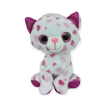 Peluş Cam Gözlü Hayvanlar 25 Cm - Kedi