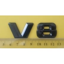 Mercedes Uyumlu Yazı V 8 Siyah