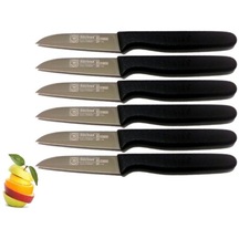 Sürmene Sürbisa 061007 Meyve Bıçağı 6'lı Set Siyah