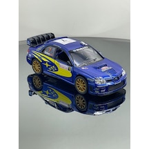 1.36 Ölçek Subaru Yarış Arabası Metal 12 Cm Model Oyuncak Araba
