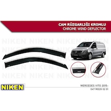 MERCEDES VITO 2015 - KROMLU CAM RÜZGARLIĞI 2Lİ