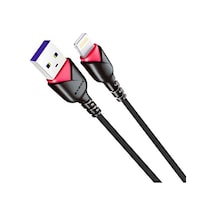 Syrox C93 2.0 Mah İph 1 Mt Gül Desenli Kablo Araç Şarjı, Siyah Syrox C93 2.0 Mah İph 1 Mt Gül Desenli Kablo Araç Şarjı, Siyah
