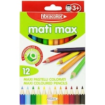 Fibracolor Mati Max Kalın Kuru Boya 12 Renk