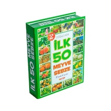 İlk 50 Meyve - Sebze Flash Cards Hafıza Kartları