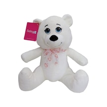 Beyaz Göbekli Ayıcık 30 Cm Beyaz
