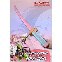Kazanova Design Mitsuri Kanroji Katlanabilir Katana Figür 98 Cm Demon Slayer Anime Cosplay