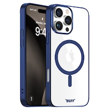 Apple Uyumlu iPhone Buff 16 Pro Max Magsafe Slim Fit Kılıf Blue